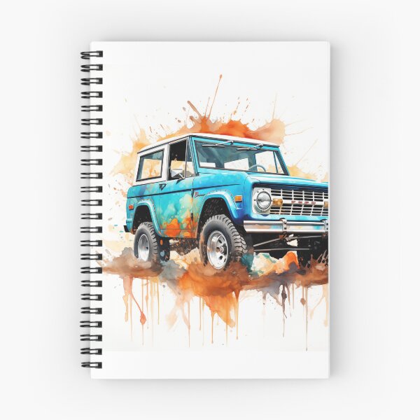 Item preview, 1966 Bronco Classic Car Watercolor Art  designed and sold by StefNomadLife.