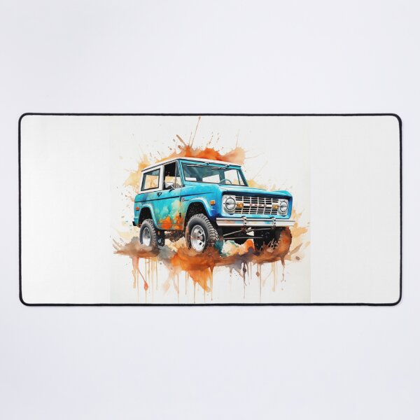 Item preview, 1966 Bronco Classic Car Watercolor Art  designed and sold by StefNomadLife.