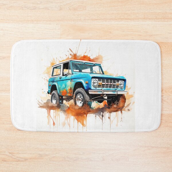 Item preview, 1966 Bronco Classic Car Watercolor Art  designed and sold by StefNomadLife.