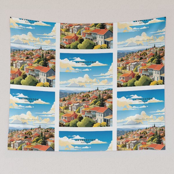 Item preview, Launceston Australia Historic Charm  designed and sold by NeuralVibe.