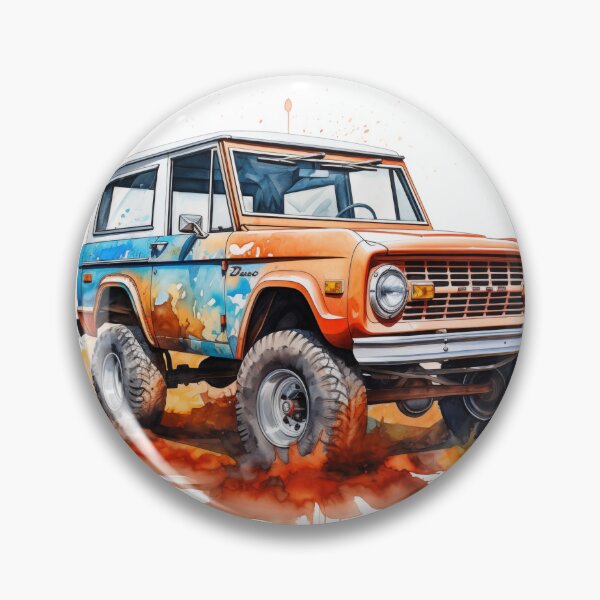 Item preview, 1966 Bronco Classic Car Watercolor Art  designed and sold by StefNomadLife.
