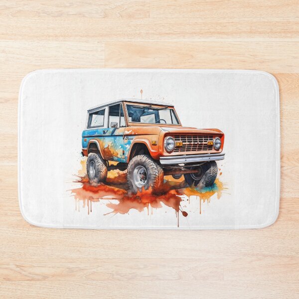 Item preview, 1966 Bronco Classic Car Watercolor Art  designed and sold by StefNomadLife.