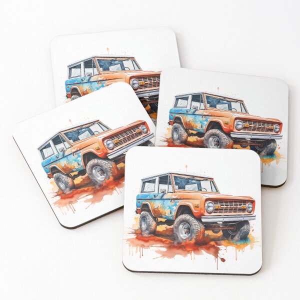 Item preview, 1966 Bronco Classic Car Watercolor Art  designed and sold by StefNomadLife.