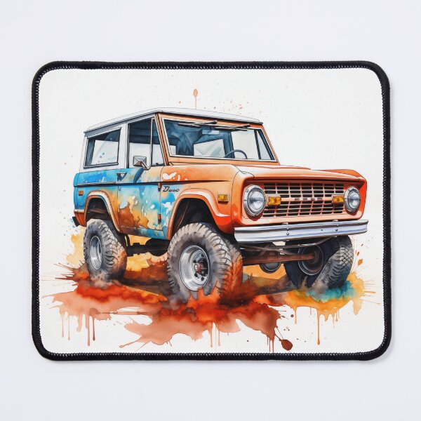 Item preview, 1966 Bronco Classic Car Watercolor Art  designed and sold by StefNomadLife.