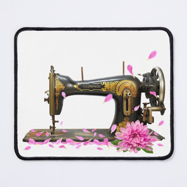 Item preview, Sewing machine with chrysanthemum flower, Nov flower designed and sold by godleo.