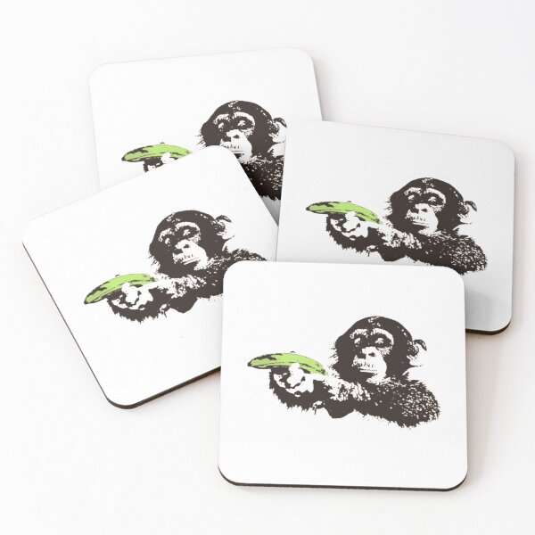 Item preview, Banksy Banana Monkey designed and sold by QuirkByLgnatius.