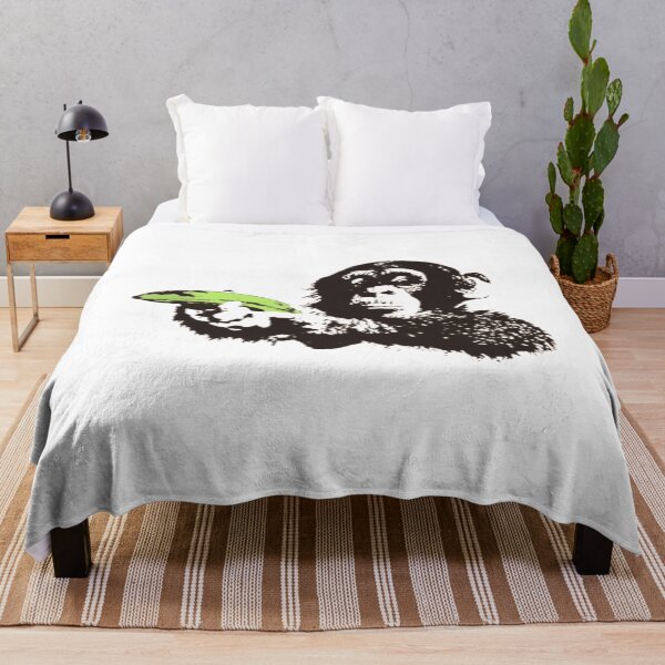 Item preview, Banksy Banana Monkey designed and sold by QuirkByLgnatius.