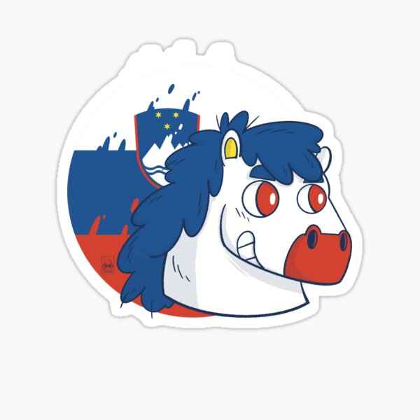 Slovenia Horse Sticker