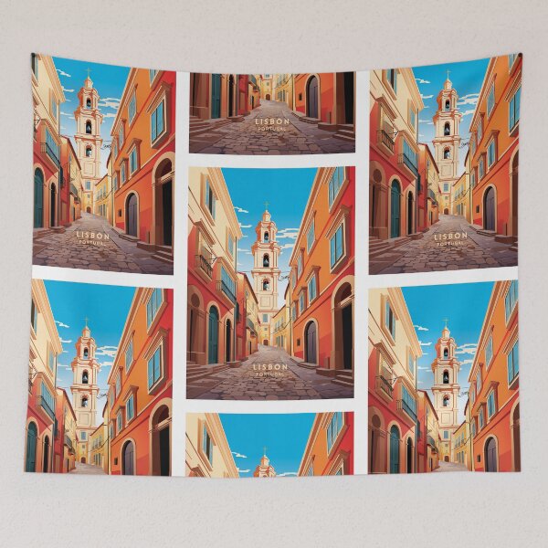 Item preview, Lisbon Portugal Historic Beauty designed and sold by NeuralVibe.