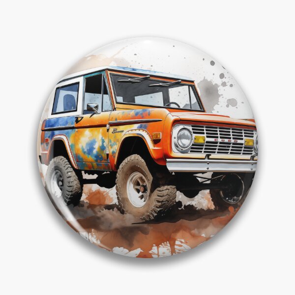 Item preview, 1966 Bronco Classic Car Watercolor Art  designed and sold by StefNomadLife.