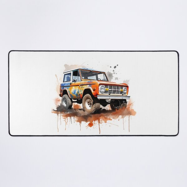 Item preview, 1966 Bronco Classic Car Watercolor Art  designed and sold by StefNomadLife.