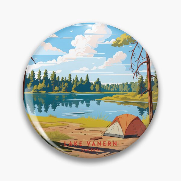 Item preview, Lake Vänern Sweden Scenic Majesty designed and sold by NeuralVibe.