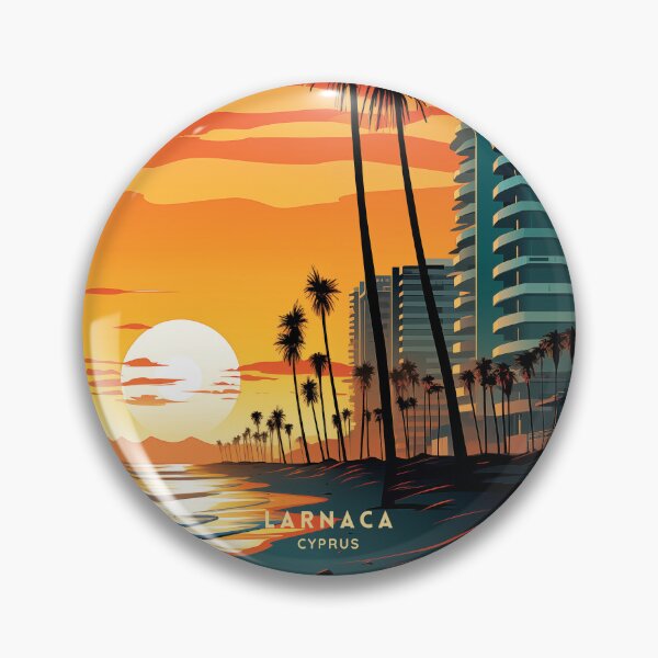 Item preview, Larnaca Cyprus Coastal Bliss designed and sold by NeuralVibe.