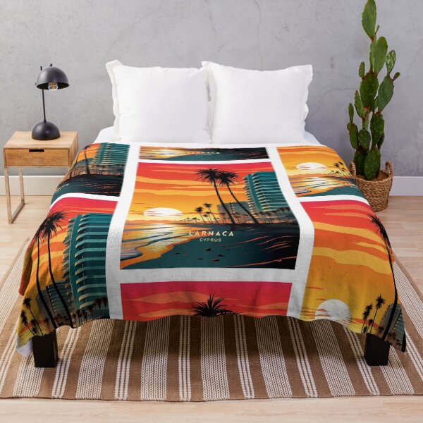 Item preview, Larnaca Cyprus Coastal Bliss designed and sold by NeuralVibe.