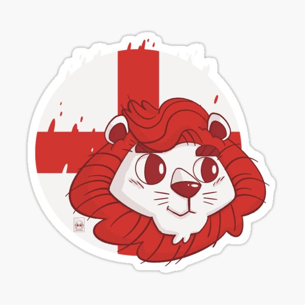 England Lion Sticker