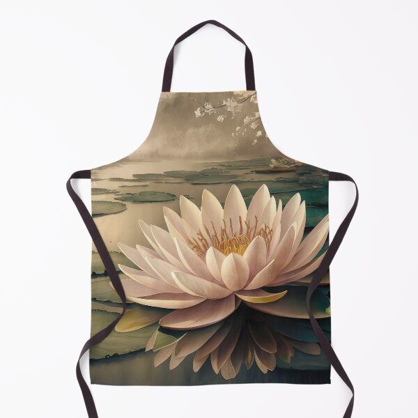 Item preview, Japanese Serenity Water Lily Painting Inspired by Ohara Koson designed and sold by Tamas Das.