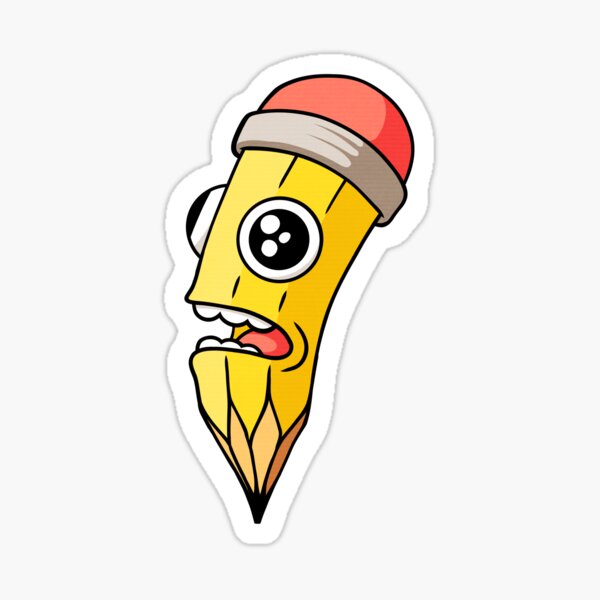 Pencils Are For Losers Sticker