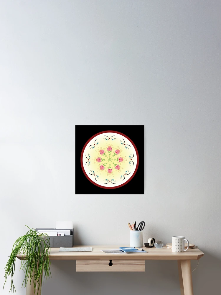 Aperçu 2 sur 3. Poster avec l'œuvre Contemplation créée et vendue par InfinitePathArt.