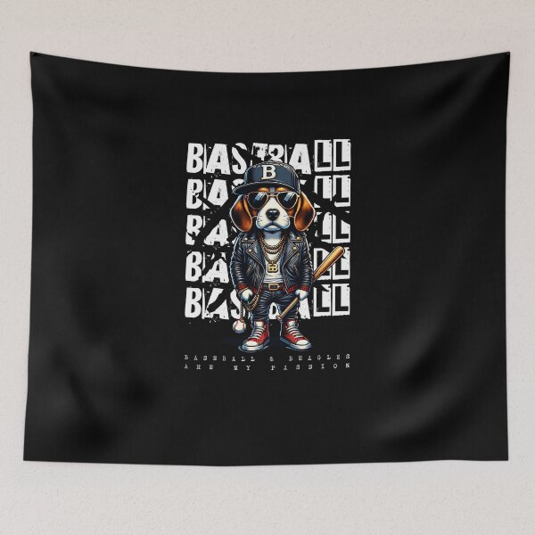 Item preview, Baseball, Beagles and America are my Passion designed and sold by Shirt-Expert.