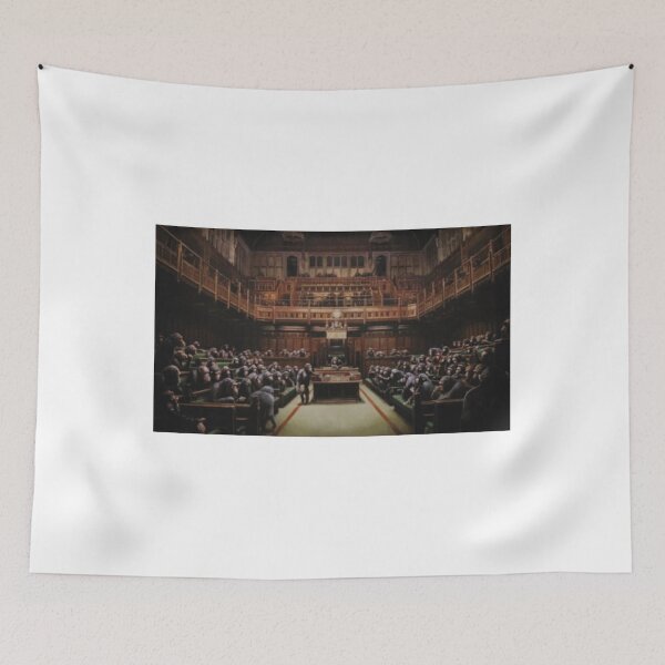Item preview, Banksy Devolved Parliament. Banksy Art designed and sold by QuirkByLgnatius.