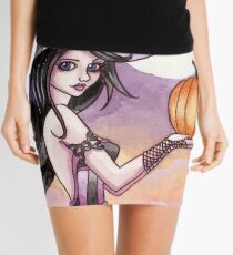 Adrianna - Pumpkin Witch Mini Skirt