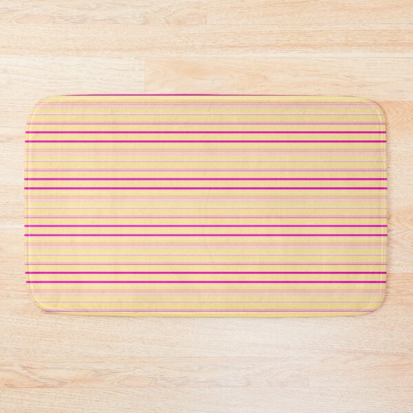 Item preview, Light yellow pink striped | Pink pastel yellow ochre horizontal striped designed and sold by lausn.