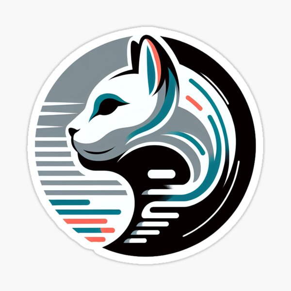 Artikel-Vorschau von Katze Profil Retro, designt und verkauft von Kobeko.