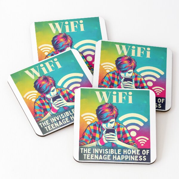Item preview, WiFi The Invisible Home Of Teenage Happiness designed and sold by AlexFilkin.
