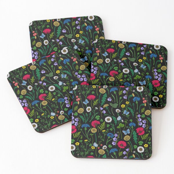Item preview, Wildflowers on black designed and sold by Katerina Mitkova Kirilova.