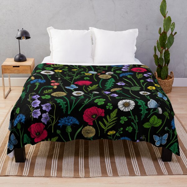 Item preview, Wildflowers on black designed and sold by Katerina Mitkova Kirilova.