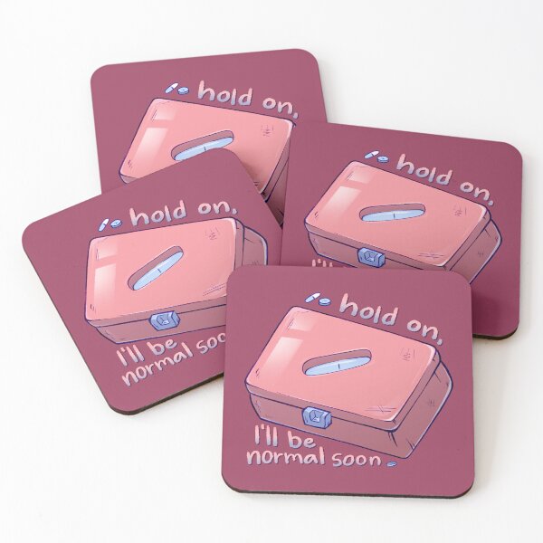Item preview, Hold On, I'll Be Normal Soon Pill Container Illustration designed and sold by DesignedByCece.