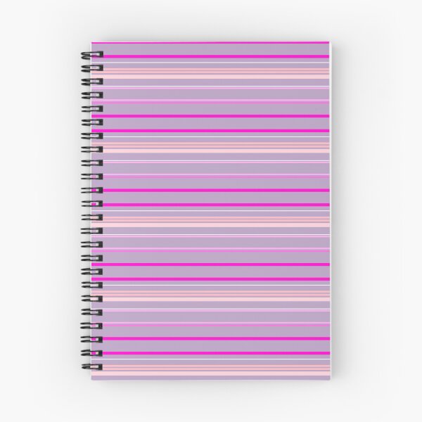 Item preview, Dusty purple pink striped | Pink pale purple horizontal lines designed and sold by lausn.