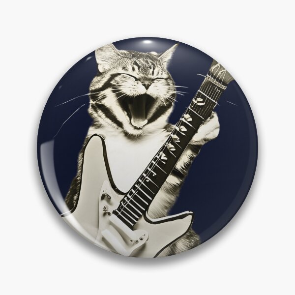 Item preview, Rock Cat Playing Guitar Vintage Shirt, Retro Funny Guitar Cat T-Shirt, Cat Lovers, Rock Lovers Gift, Funny Gift, Rocker Oversized Shirt designed and sold by RETRO REVIVAL.