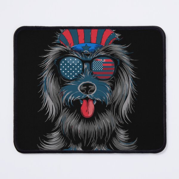 Item preview, Furry dog in a top hat designed and sold by DREAMINGROOSTER.