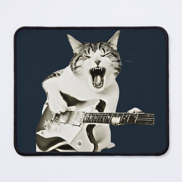 Item preview, Rock Cat Playing Guitar Vintage Shirt, Retro Funny Guitar Cat T-Shirt, Cat Lovers, Rock Lovers Gift, Funny Gift, Rocker Oversized Shirt designed and sold by RETRO REVIVAL.