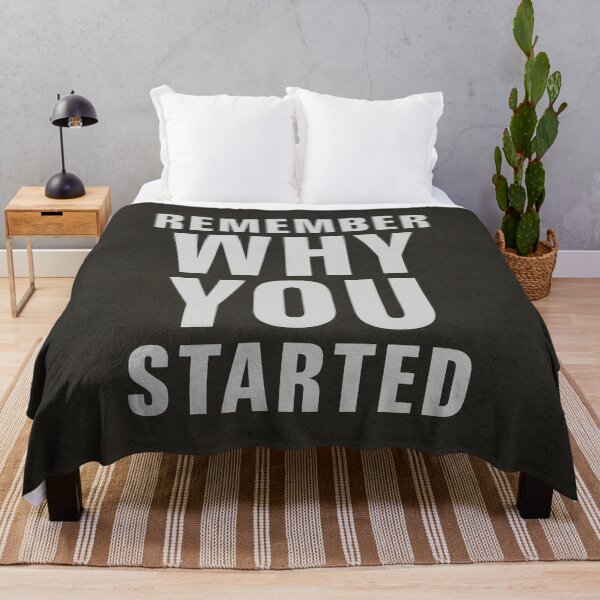 Item preview, REMEMBER WHY YOU STARTED designed and sold by Szafranscy Art Studio.