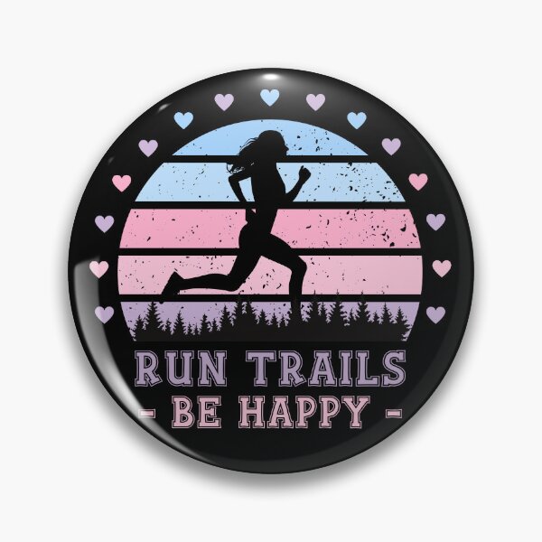 Item preview, Run Trails Be Happy Ultra Running Trail Runner Woman Vintage designed and sold by MALIKABO.