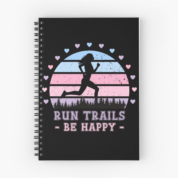 Item preview, Run Trails Be Happy Ultra Running Trail Runner Woman Vintage designed and sold by MALIKABO.