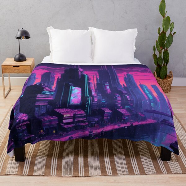 Item preview, CyberCity, Pixel Art, Vaporwave, Cyberpunk, Dark Art designed and sold by Burn-Ego.