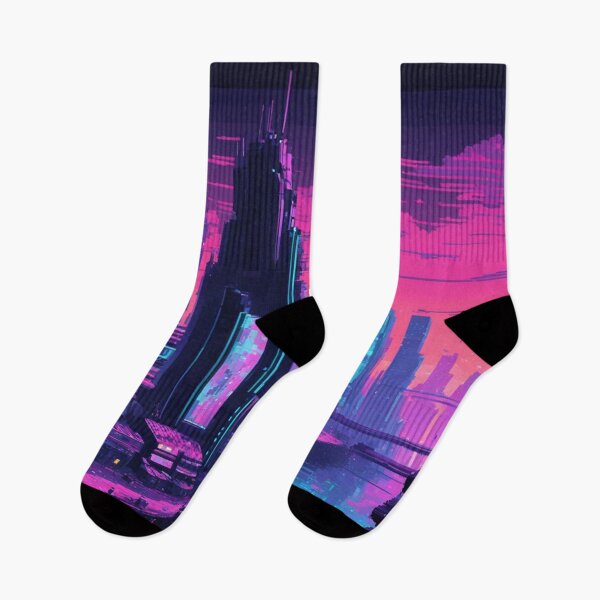 Item preview, CyberCity, Pixel Art, Vaporwave, Cyberpunk, Dark Art designed and sold by Burn-Ego.