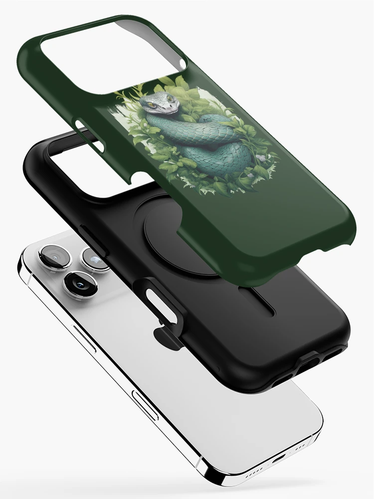 Thumbnail 2 of 4, iPhone Case, Tree Python Snake designed and sold by DerSenat.