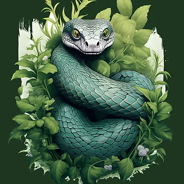 Artwork thumbnail, Tree Python Snake by DerSenat