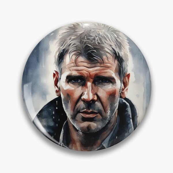 Item preview, Rick Deckard, Watercolour Painting, Cyberpunk, Fan Art designed and sold by Burn-Ego.