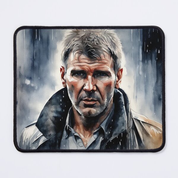 Item preview, Rick Deckard, Watercolour Painting, Cyberpunk, Fan Art designed and sold by Burn-Ego.