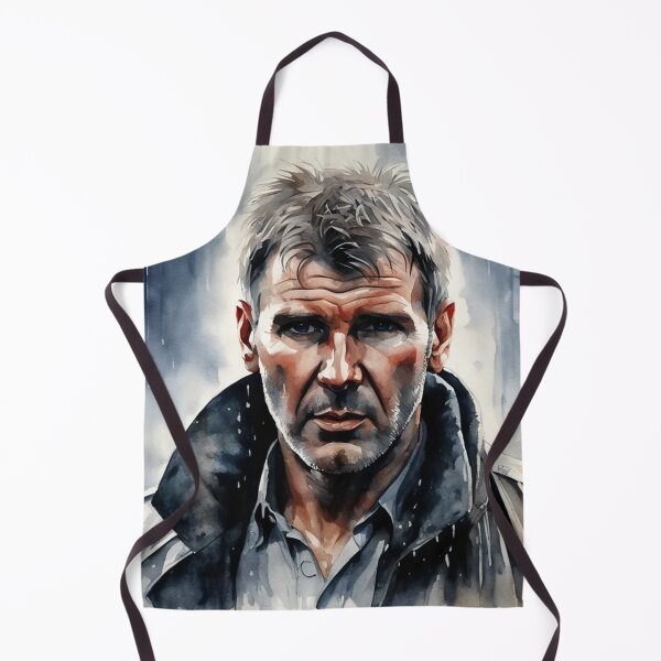 Item preview, Rick Deckard, Watercolour Painting, Cyberpunk, Fan Art designed and sold by Burn-Ego.