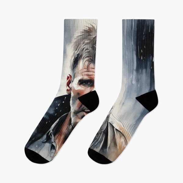 Item preview, Rick Deckard, Watercolour Painting, Cyberpunk, Fan Art designed and sold by Burn-Ego.