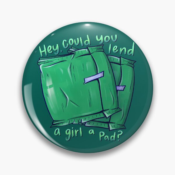 Item preview, Hey, Could You Lend a Girl A Pad? Period Illustration designed and sold by DesignedByCece.