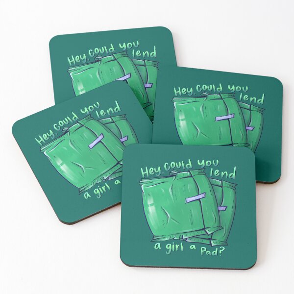 Item preview, Hey, Could You Lend a Girl A Pad? Period Illustration designed and sold by DesignedByCece.