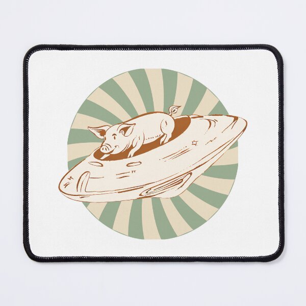 Item preview, Soaring Swine: Vintage UFO Adventure designed and sold by GorinART.