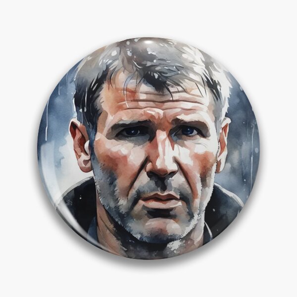 Artikelvorschau, Rick Deckard, Aquarellmalerei, Vaporwave, Fan-Art entworfen und verkauft von Burn-Ego.